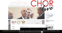 Desktop Screenshot of chorliveonline.cvnrw.de